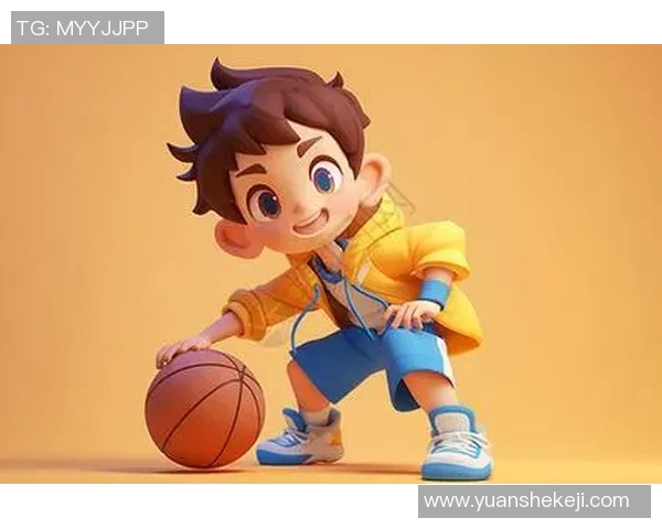 篮球明星卡通形象洗手宣传图展现健康生活方式与运动精神